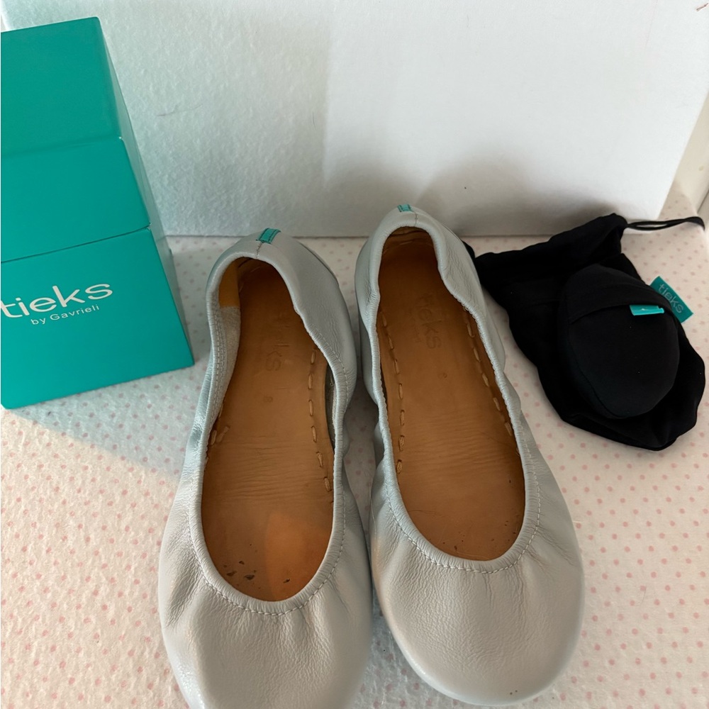 Tieks Cool Gray Ballet Flats